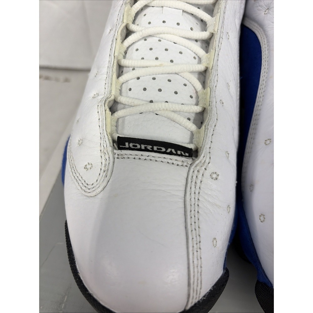 Jordan Air Jordan 13 Retro Hyper Royal White Blue Black Leather 414571-117 8.5 - Picture 8 of 15